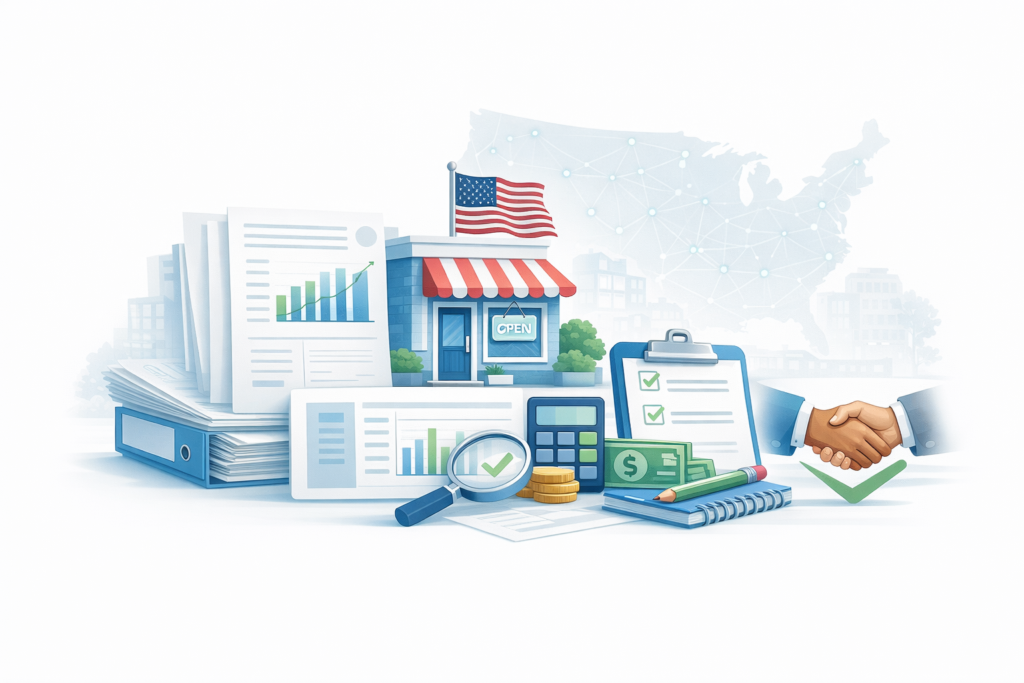 Illustration for outsourced accounting support for small and medium US businesses