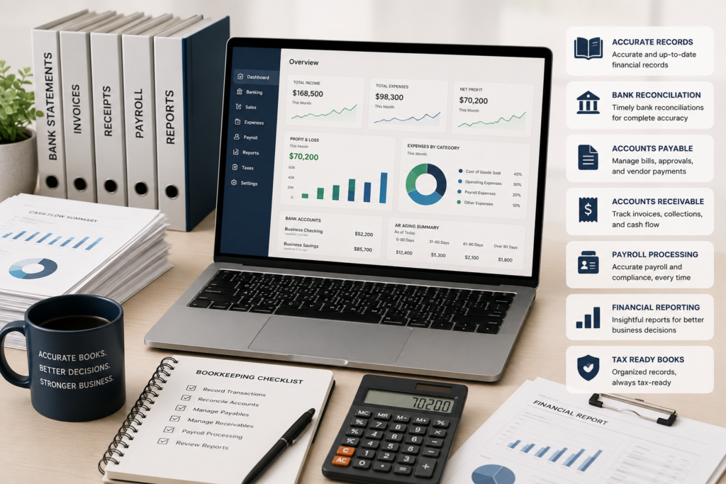 End to End Remote Bookkeeping Services